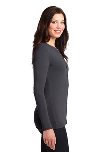 LM1008 - Port Authority Ladies Concept Stretch Button-Front Cardigan