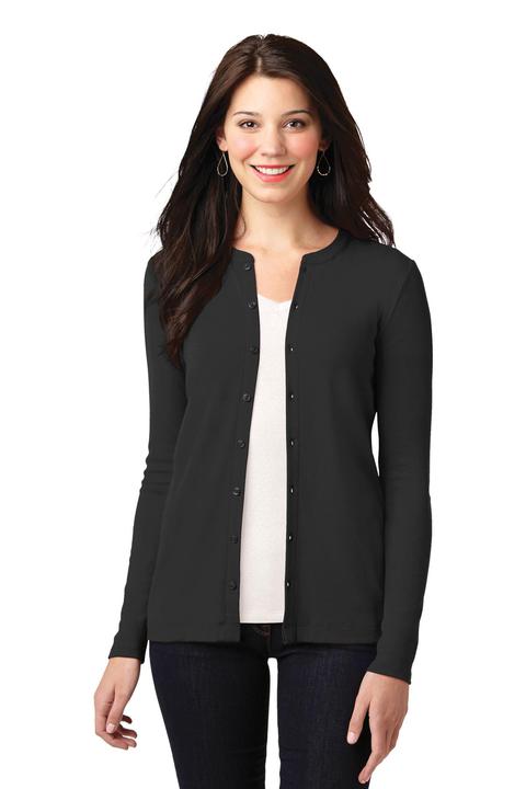 LM1008 - Port Authority Ladies Concept Stretch Button-Front Cardigan