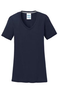 LPC381V - Port & Company Ladies Performance Blend V-Neck Tee