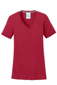 LPC381V - Port & Company Ladies Performance Blend V-Neck Tee