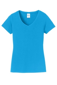 LPC450V - Port & Company Ladies Fan Favorite V-Neck Tee