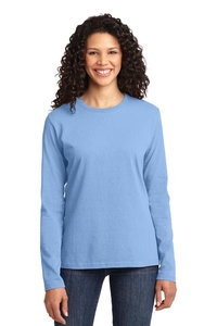 LPC54LS - Port & Company Ladies Long Sleeve Core Cotton Tee