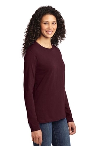 LPC54LS - Port & Company Ladies Long Sleeve Core Cotton Tee