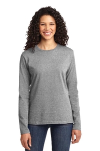 LPC54LS - Port & Company Ladies Long Sleeve Core Cotton Tee