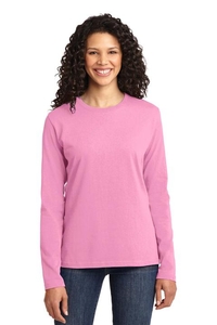 LPC54LS - Port & Company Ladies Long Sleeve Core Cotton Tee