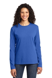 LPC54LS - Port & Company Ladies Long Sleeve Core Cotton Tee