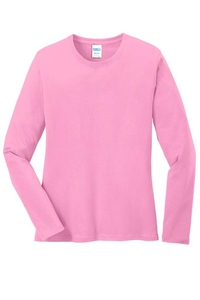 LPC54LS - Port & Company Ladies Long Sleeve Core Cotton Tee