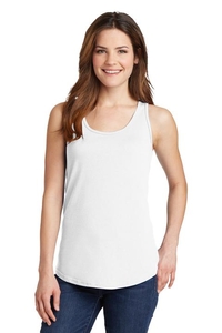 LPC54TT - Port & Company Ladies Core Cotton Tank Top.  LPC54TT