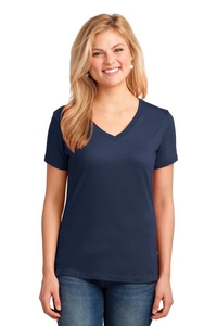 LPC54V - Port & Company Ladies Core Cotton V-Neck Tee