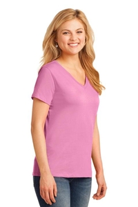 LPC54V - Port & Company Ladies Core Cotton V-Neck Tee