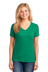 LPC54V - Port & Company Ladies Core Cotton V-Neck Tee