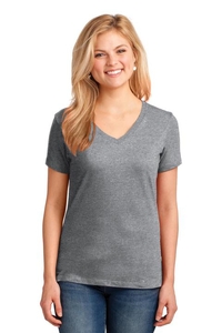 LPC54V - Port & Company Ladies Core Cotton V-Neck Tee