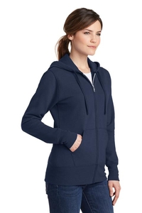 LPC78ZH - Port & Company Ladies Core Fleece Full-Zip Hooded Sweatshirt