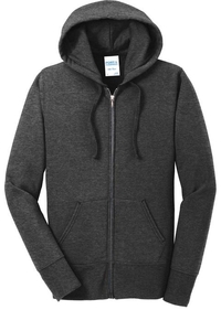 LPC78ZH - Port & Company Ladies Core Fleece Full-Zip Hooded Sweatshirt