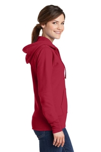 LPC78ZH - Port & Company Ladies Core Fleece Full-Zip Hooded Sweatshirt