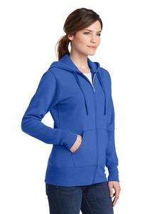 LPC78ZH - Port & Company Ladies Core Fleece Full-Zip Hooded Sweatshirt