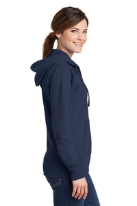 LPC78ZH - Port & Company Ladies Core Fleece Full-Zip Hooded Sweatshirt