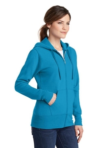 LPC78ZH - Port & Company Ladies Core Fleece Full-Zip Hooded Sweatshirt