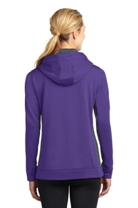 LST235 - Sport-Tek Ladies Sport-Wick Fleece Colorblock Hooded Pullover