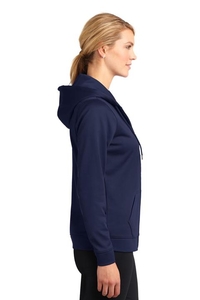 LST238 - Sport-Tek Ladies Sport-Wick Fleece Full-Zip Hooded Jacket