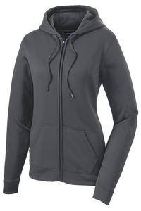 LST238 - Sport-Tek Ladies Sport-Wick Fleece Full-Zip Hooded Jacket