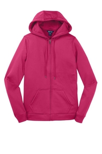 LST238 - Sport-Tek Ladies Sport-Wick Fleece Full-Zip Hooded Jacket