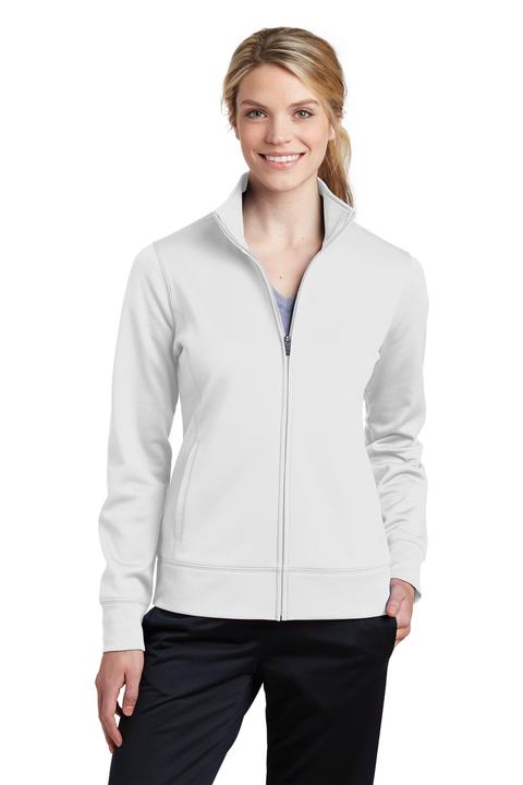 LST241 - Sport-Tek Ladies Sport-Wick Fleece Full-Zip Jacket.  LST241