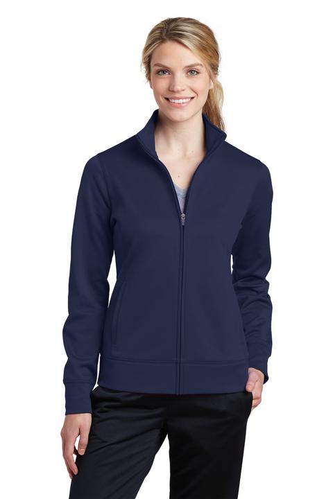 LST241 - Sport-Tek Ladies Sport-Wick Fleece Full-Zip Jacket.  LST241