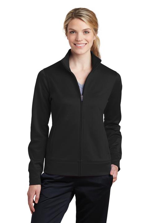 LST241 - Sport-Tek Ladies Sport-Wick Fleece Full-Zip Jacket.  LST241