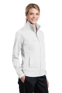 LST241 - Sport-Tek Ladies Sport-Wick Fleece Full-Zip Jacket.  LST241