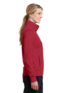 LST241 - Sport-Tek Ladies Sport-Wick Fleece Full-Zip Jacket.  LST241