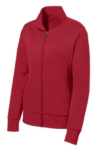 LST241 - Sport-Tek Ladies Sport-Wick Fleece Full-Zip Jacket.  LST241