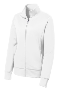 LST241 - Sport-Tek Ladies Sport-Wick Fleece Full-Zip Jacket.  LST241