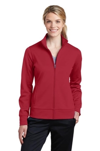 LST241 - Sport-Tek Ladies Sport-Wick Fleece Full-Zip Jacket.  LST241