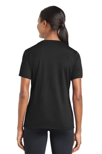 LST340 - Sport-Tek Ladies PosiCharge RacerMesh V-Neck Tee