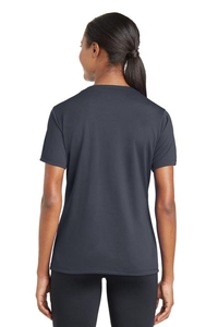 LST340 - Sport-Tek Ladies PosiCharge RacerMesh V-Neck Tee