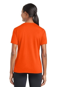 LST340 - Sport-Tek Ladies PosiCharge RacerMesh V-Neck Tee