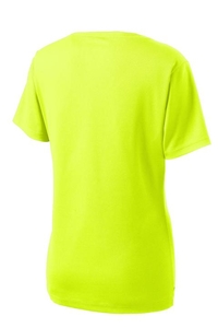 LST340 - Sport-Tek Ladies PosiCharge RacerMesh V-Neck Tee