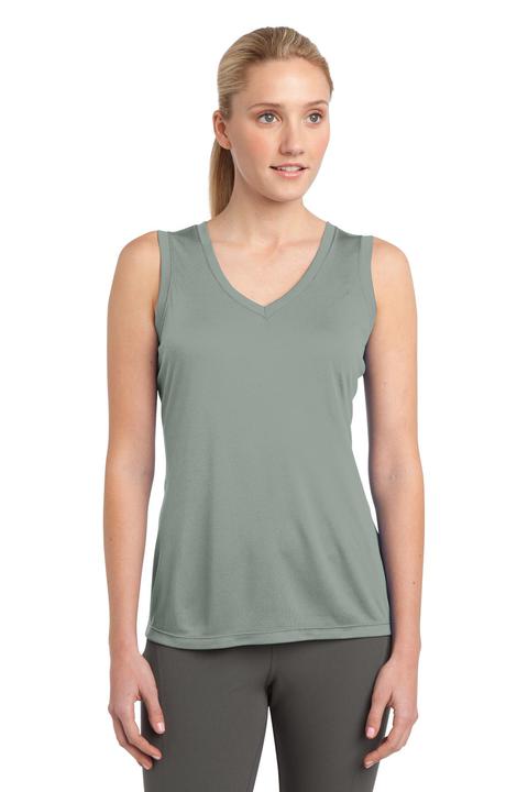 LST352 - Sport-Tek Ladies Sleeveless PosiCharge Competitor V-Neck Tee