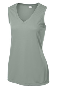 LST352 - Sport-Tek Ladies Sleeveless PosiCharge Competitor V-Neck Tee