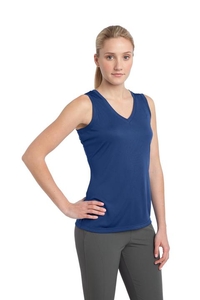 LST352 - Sport-Tek Ladies Sleeveless PosiCharge Competitor V-Neck Tee