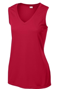 LST352 - Sport-Tek Ladies Sleeveless PosiCharge Competitor V-Neck Tee