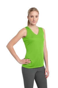 LST352 - Sport-Tek Ladies Sleeveless PosiCharge Competitor V-Neck Tee