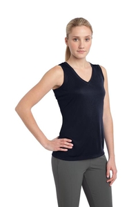 LST352 - Sport-Tek Ladies Sleeveless PosiCharge Competitor V-Neck Tee