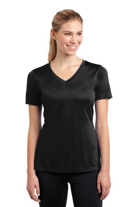 LST353 - Sport-Tek Ladies PosiCharge Competitor V-Neck Tee