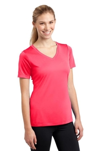 LST353 - Sport-Tek Ladies PosiCharge Competitor V-Neck Tee