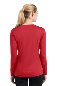 LST353LS - Sport-Tek Ladies Long Sleeve PosiCharge Competitor V-Neck Tee