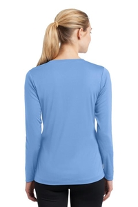 LST353LS - Sport-Tek Ladies Long Sleeve PosiCharge Competitor V-Neck Tee