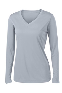 LST353LS - Sport-Tek Ladies Long Sleeve PosiCharge Competitor V-Neck Tee