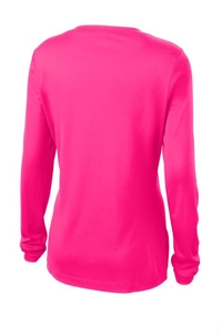 LST353LS - Sport-Tek Ladies Long Sleeve PosiCharge Competitor V-Neck Tee